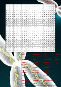 Sopa de letras mendeliana