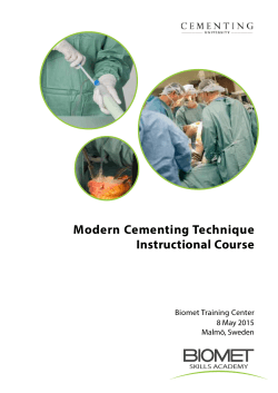 Modern Cementing Technique Instructional Course