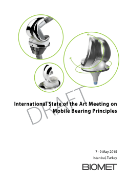 International State of the Art Meeting on Mobile Bearing Principles