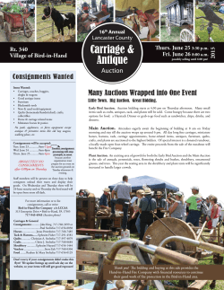 to a pdf! - Lancaster County Carriage & Antique Auction