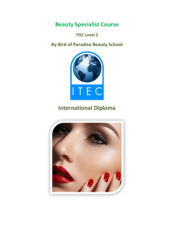 Beauty Specialist Course International Diploma