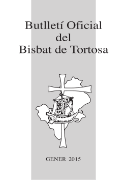 2 MB BOB gener 2015 - Bisbat de Tortosa