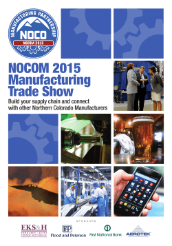 NOCOM 2015 Manufacturing Trade Show