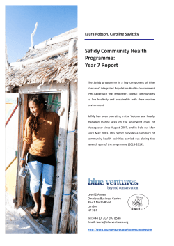 Safidy Community Health Programme: Year 7 Report