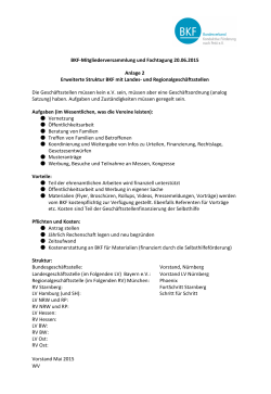 BKF-Mitgliederversammlung und Fachtagung 20.06.2015 Anlage 2