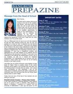 Prepazine issue #19 - 5th June 2015