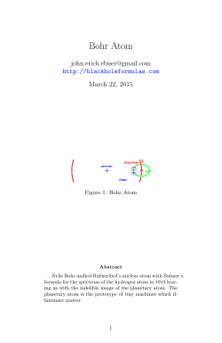 Bohr atom.latex - for blackholeformulas.com