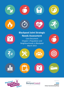 PDF Here - Blackpool Joint Strategic Needs Assessment