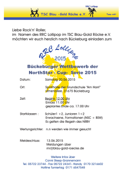 Einladung NSC 2015 Bueckeburg... - TSC Blau