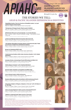 2015 9th Annual Asian and Pacific Islander Heritage