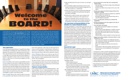 Welcome to the Board! - University of Missouri