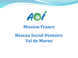 rÃ©seau social dentaire du Val de Marne