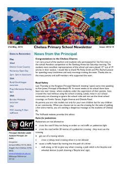 21st May 2015 - Chelsea Primary School Blog