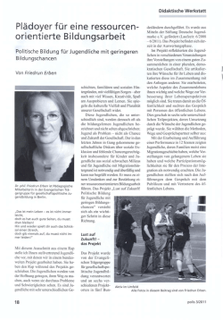 Plaedoyer fuer eine ressourcenorientierte Bildungsarbeit