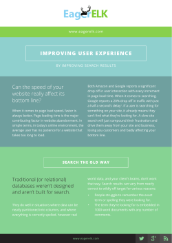 IMPROVING USER EXPERIENCE