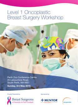 Level 1 Oncoplastic Breast Surgery Workshop