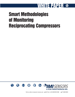 Smart Methodologies of Monitoring Reciprocating