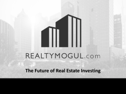 The Future of Real Estate Investing