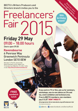 Freelancers` Fair 2015 - programme information