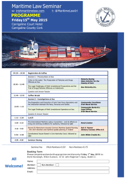 Maritime Law Seminar