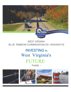 Blue Ribbon Commission on Highways Working
