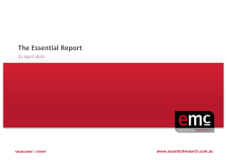 The Essential Report