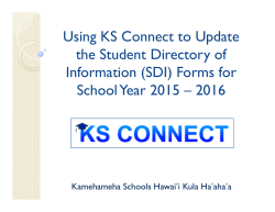 here - KS Blogs - Kamehameha Schools