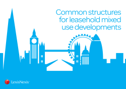 Common structures for leasehold mixed use