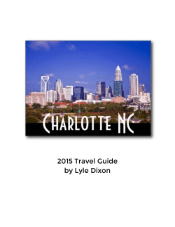GP Charlotte 2015 Travel Guide