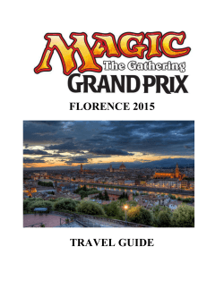 GP Florence 2015 Travel Guide