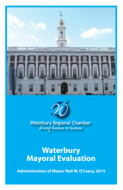 Waterbury Mayoral Evaluation