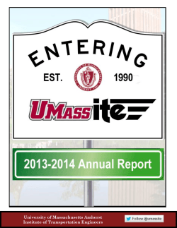 2013-2014 - Blogs@UMass Amherst - University of Massachusetts