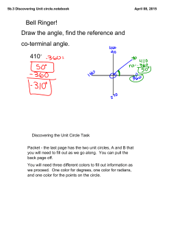 5b.3 Discovering Unit circle.notebook