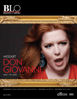 The Don Giovanni Program