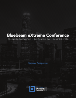 Bluebeam eXtreme Conference