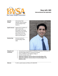 Raza Jafri, MD - Blue Valley Surgical Associates