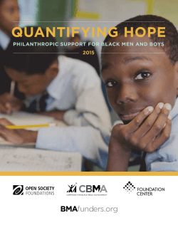 Quantifying Hope: Philanthropic Support for Black