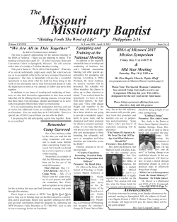 - Baptist Missionary Association of Missouri