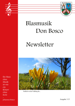 April 2015 - Blasmusik Don Bosco