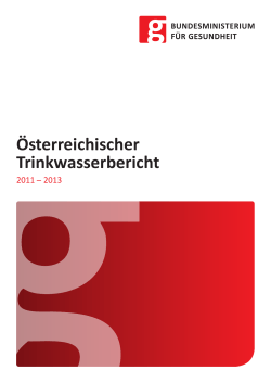 Ãsterreichischer Trinkwasserbericht, 2011-2013