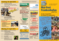 Mai-Fest Frankenhofen