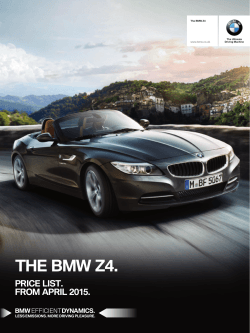 THE BMW Z4.