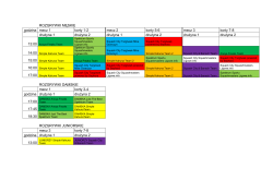 Harmonogram rozgrywek 7 marca 2015 roku w PDF