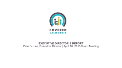 Executive Director`s Report - Board
