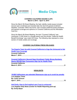 Press and Media Clips - April 15, 2015 - Board