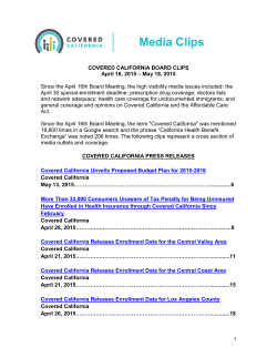 Press and Media Clips - May 18, 2015 - Board