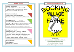 Programme PDF - Bocking Village Fayre