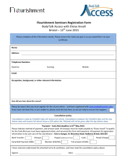 Flourishment Seminars Registration Form