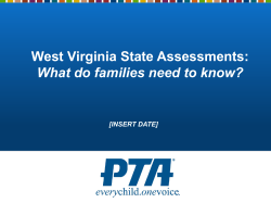 West Virginia State Assessments: What do families need to know?