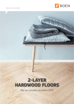 2-LAYER HARDWOOD FLOORS